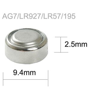 Batteria a Bottone 1,5V LR57 LR926 395 AG7